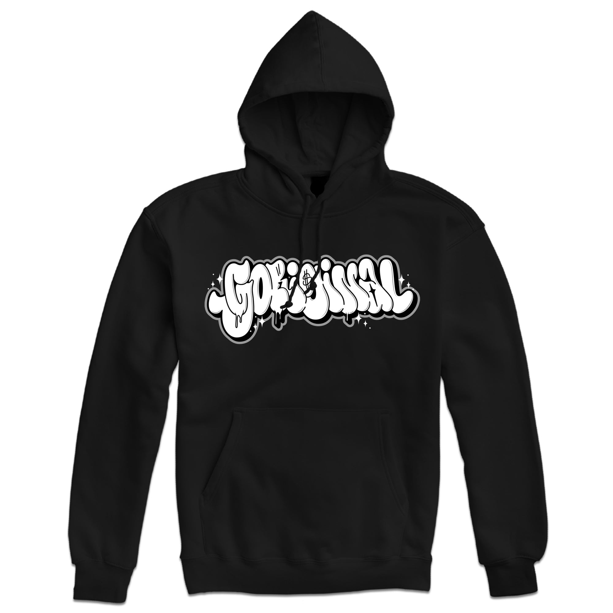 White Throwie Hoodie